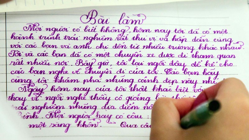 Quyết định về việc thành lập Hội đồng coi, chấm cuộc thi  Văn hay Chữ tốt lần thứ 21  cấp Quận năm học 2020-2021

